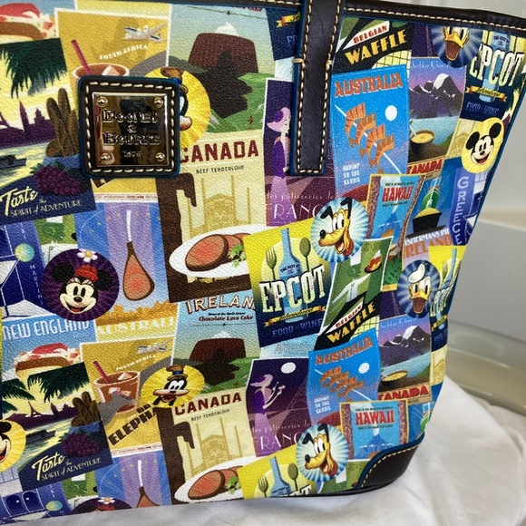 Disney Dooney & Bourke Tote Epcot Food & Wine Festival 2016 New with Tags - Picture 4 of 12